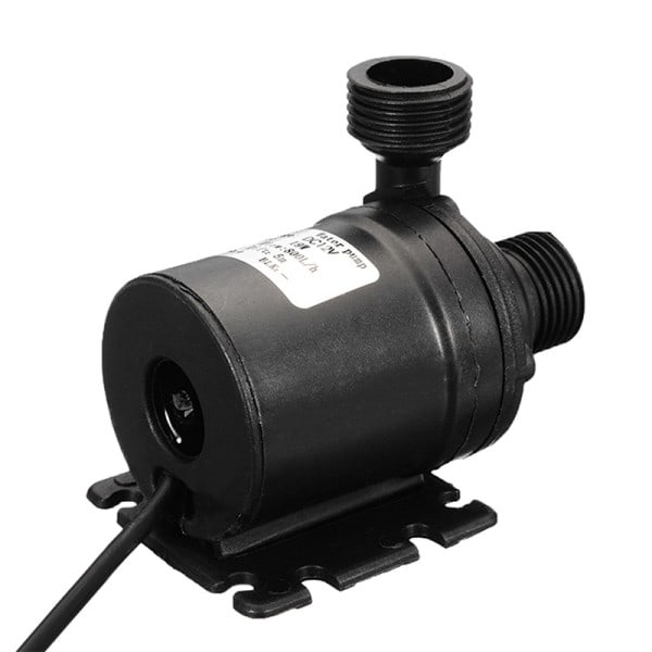 DC 12V 5,5M 800L/H Kannettava Mini Harjaton moottori Erittäin hiljainen Upotettava vesi pumppu