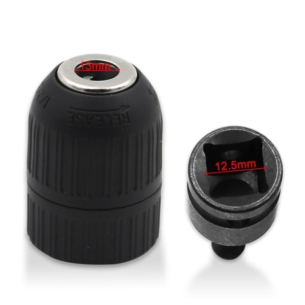 2-13 mm självlåsande nyckellös borr chuck själv dra åt borr chuck adapter