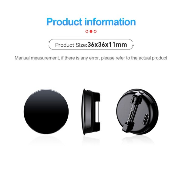Mini Digital Voice Optager Mikro Broche Lyd Optager Professionel Lang Distance Stemme Optagelse
