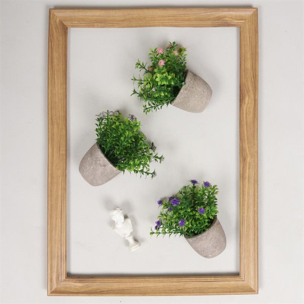 Mini kunstig  planter bonsai  mini simulering søt passer for kontor skrivebord dekorasjon bonsai