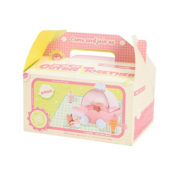 Dimoo Go On An Utgonging Together Series Söt Mystery Box  Blind Box