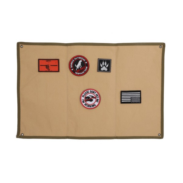 Utomhus Militär Patch Baord Gör-det-själv  Patch Display Ram Taktiskt Militärt Klädsel Patch Hållare Bräde
