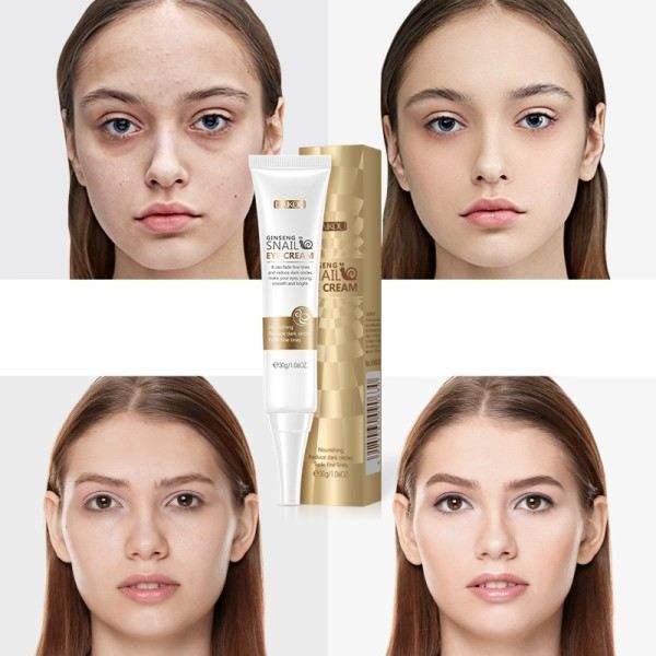 Snegl Øye krem Fjern rynker Anti-aldring Blitt Mørk Puffy Eye Bag