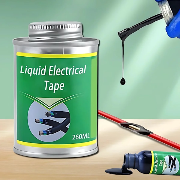 Vanntett Væske Elektrisk Tape Isolerende Tape Reparasjon Gummi Elektrisk Wire Kabel Væske Isolasjon Paste Belegg Fix Line Lim