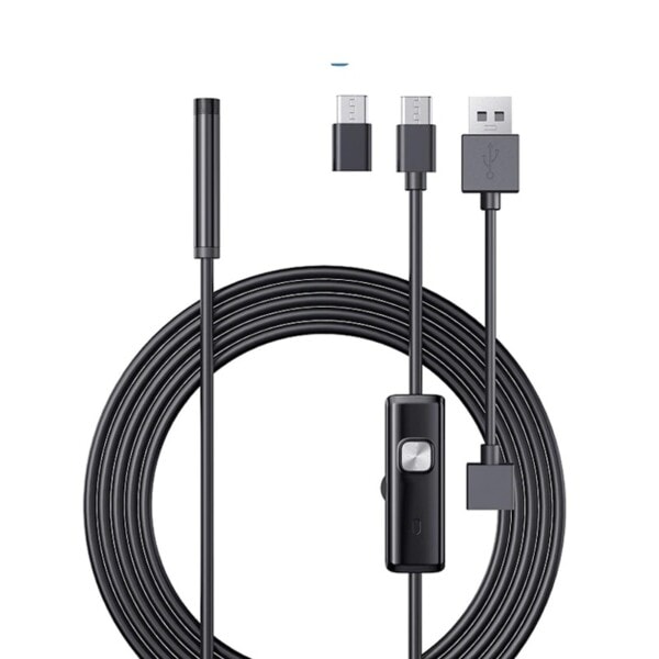 Teollisuus Endoskooppi kamera IP67 Vedenpitävä 5,5mm 7mm 3IN1 Android puhelimille PC USB Endoskooppi kamera