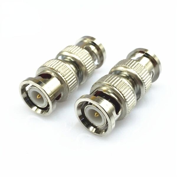 BNC hann til hann adapter koblinger RG59 koaksial kobling for CCTV kamera