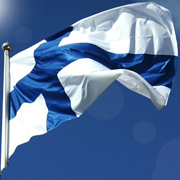 90 x 150cm Finland  Finland  Flagga Stor Polyester Finsk Nationell Banner  Finlander Inomhus Utomhus Hem Inredning