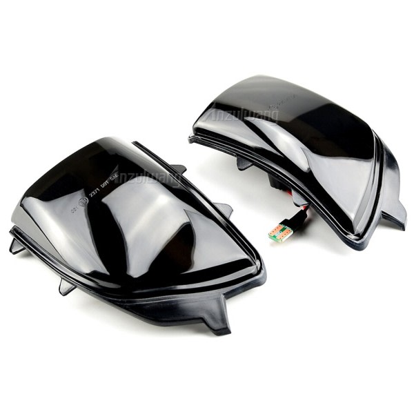 Par LED Side Vinge Bag Udsigt Dør Spejle Repeater Dynamisk Svinge Signal Lys Indikator Blinker