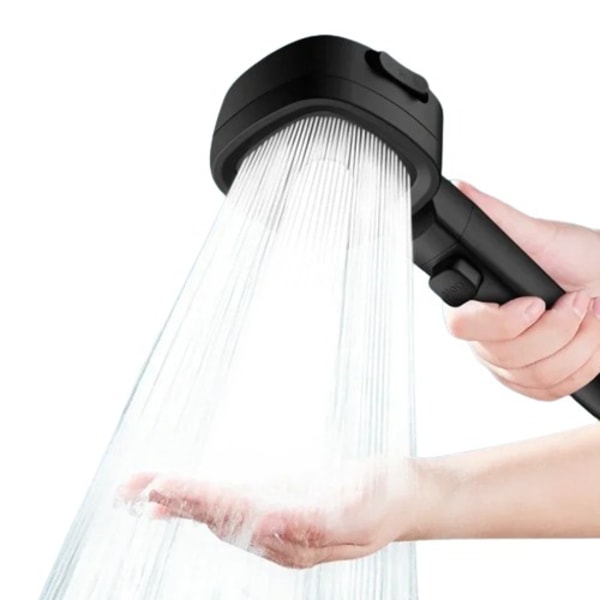Hög tryck Dusch Huvud Vatten Spara 3 lägen Dusch huvuden