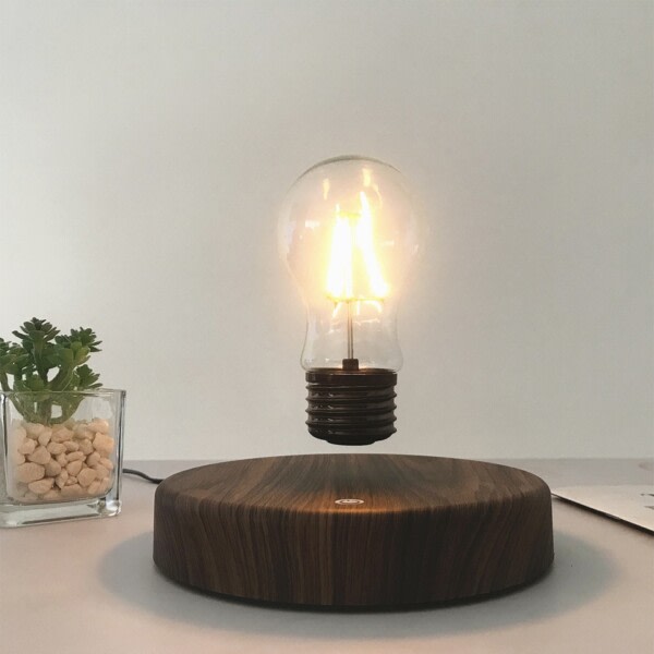 Magnetisk Levitation Lampe Kreativitet Flydende LED Pære