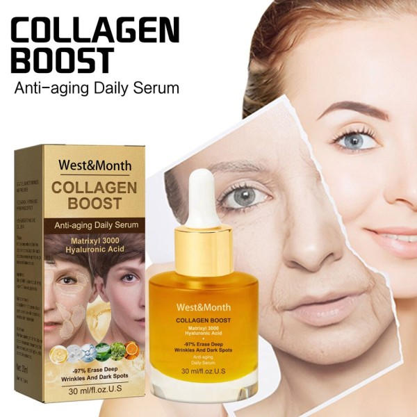 Kollagen Boost Matrixyl Radera Djupa rynkor Och Mörka Fläckar Anti-aging Dagligen Serum