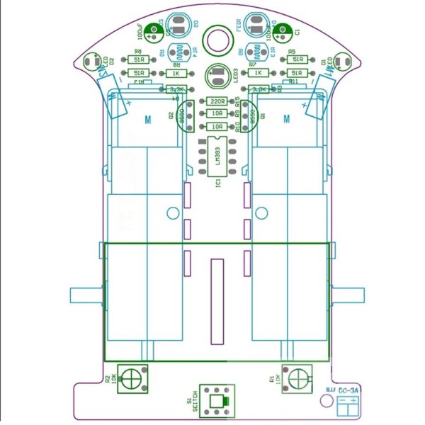 D2-1 DIY Kit Älykäs seuranta Line Smart Car Kit TT Motor Electronic DIY Kit Smart Patrol Automobile parts