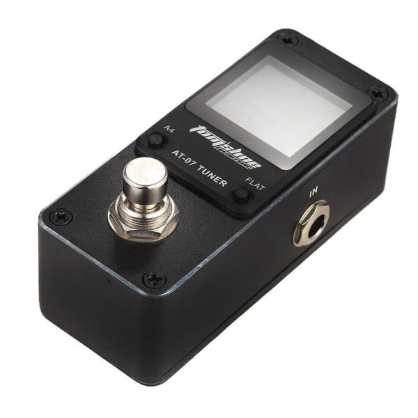 3 in 1 AMT-600 Gitarr Tuner Pitch Effekt Pedal Metronome/Tuner/Tone Generator Chromatic Metal Shell Color Display