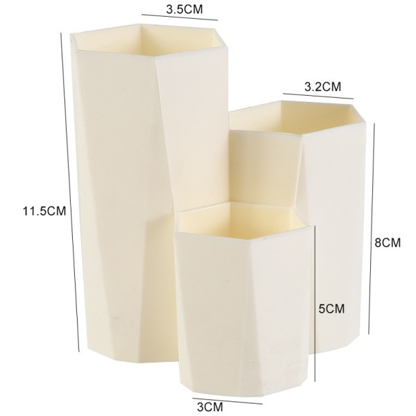 Desktop Arrangør Omklædning Bord Badeværelse Opbevaring Øjenbryn Blyant Makeup Arrangør Holder