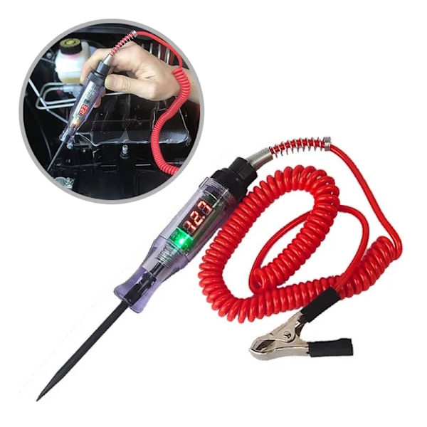 Bil Lastbil Voltage Krets Tester Auto Bil Diagnostik Sond Test Penna Ljus