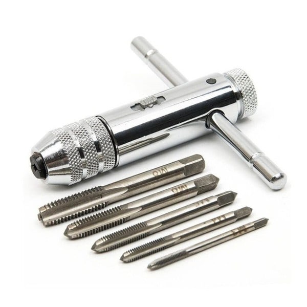 5kpl M3-M8 3mm-8mm kone ruuvi kierre metrinen tulppa