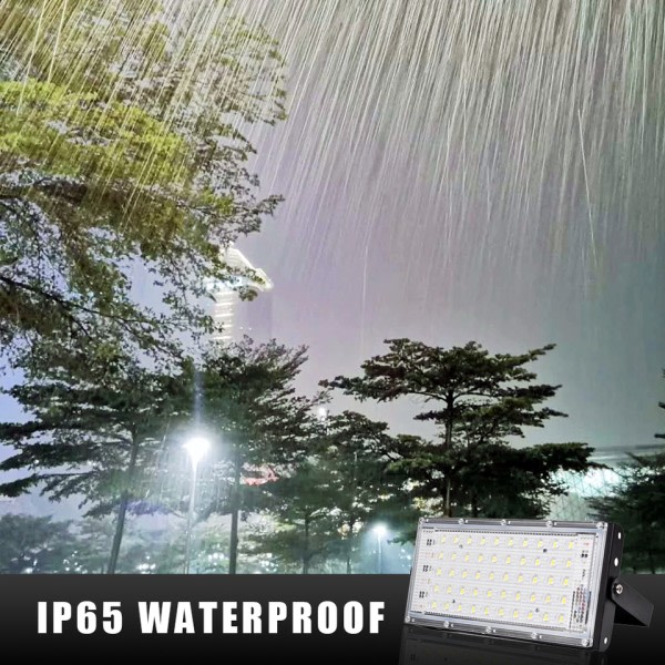 Led Floodlight 50W Vandtæt IP65 Udendørs LED Reflektor Lys