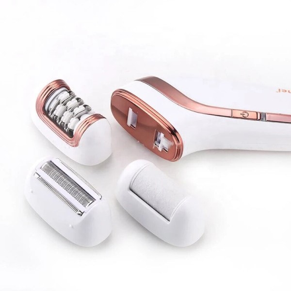 3 i 1 dame epilator damer elektrisk barbermaskin ansiktsbehandling kropp bikini trimmer oppladbar hårfjerning