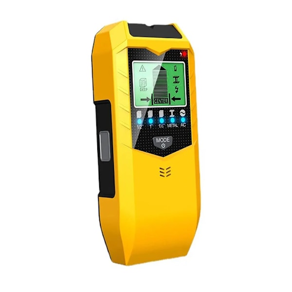 Wall Stud Finder Sensor Wall Scanner 5 in 1 LCD Elektronisk Detektor Edge Center Trä Ström Metal AC Live Wires Detection