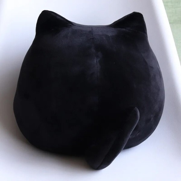 Kawaii Svart Katt Omtrent 8cm Pute Plysj Dukke Leker Søtt Søtt Høy Kvalitet Gaver