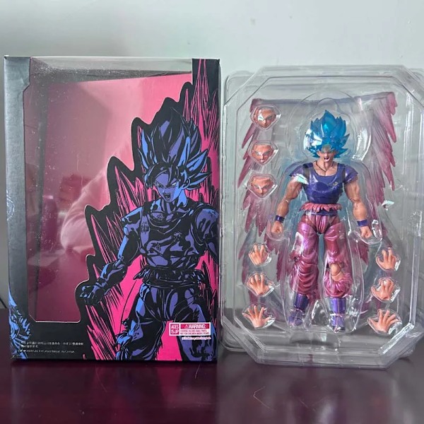 Super Saiya Anime Action Figurer Modell Leker