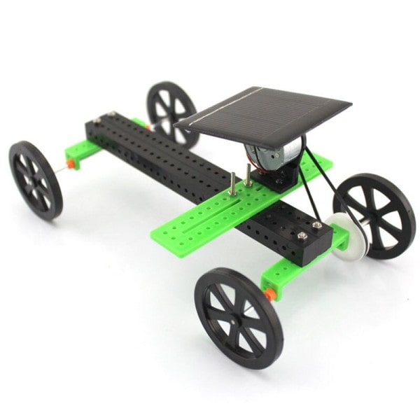Kids Creative DIY Solar Energy Vitenskap Eksperiment Puslespill Montering Kit Mote Mini Leketøy