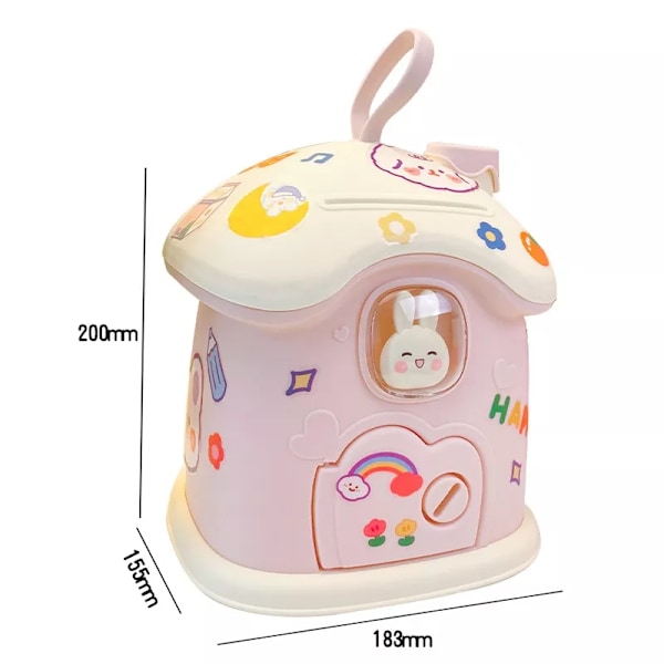 Kids Creative DIY Pengar Banking Leksaker Piggy Bank Pengar Spara Pot Mynt Banker Mynt Låda Julgåva