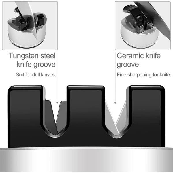 Kniv sliper kokk's kniv saks sliper for rette og sagtekniver, kjøkken kniver tilbehør gadget