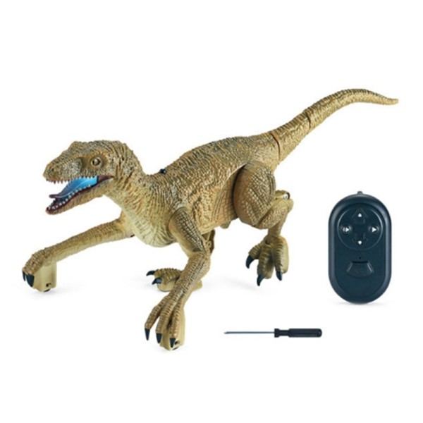 Kaukosäädin Dinosaur, Elektroninen Realistinen Kävely Dinosaurukset Valoilla Ja Mölyävillä äänillä Lemmikit lelut