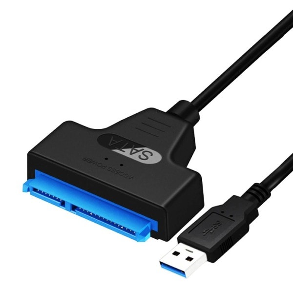 SATA til USB 3,0 / 2,0 kabel opptil 6 Gbps for 2,5 tommer ekstern HDD SSD harddisk