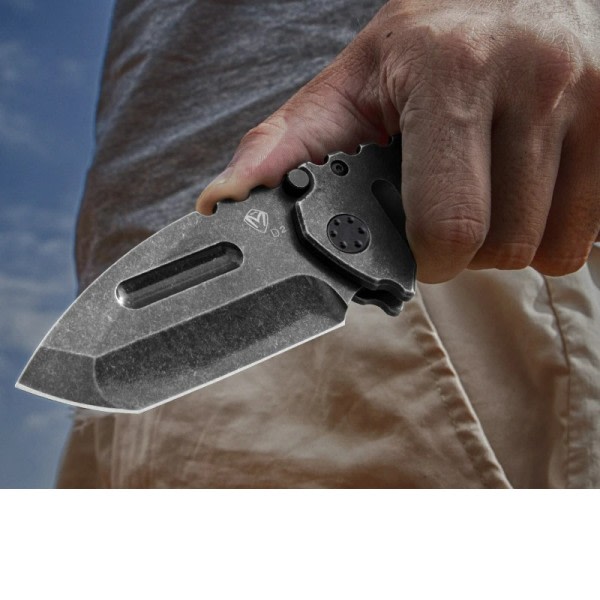 Stål camping kniv jakt kniv vikbar överlevnad kniv