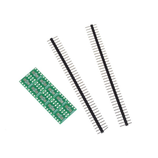 Elektronisk krets TSSOP8 SSOP8 SOP8 SMD To DIP8 Adapter to DIP+ Pin Header PCB Board Converter 10stk