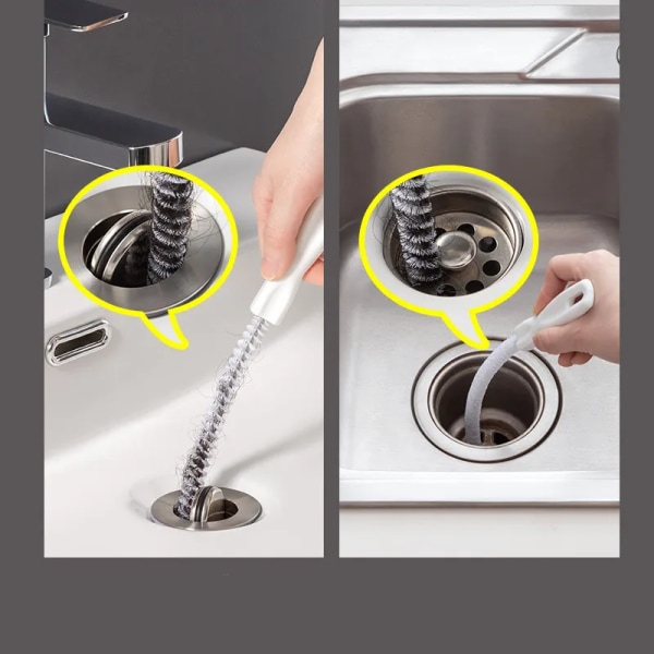 Hår uppfångare Kök diskbänk rengöring verktyg avlopp orm rör muddring verktyg täppa borttagare avlopp avlastning skruv rengöring verktyg