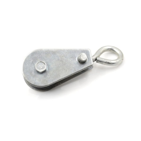 1PC 0,3" Poulie Durable Single Swivel Lifting Rep Rulley Roller Block