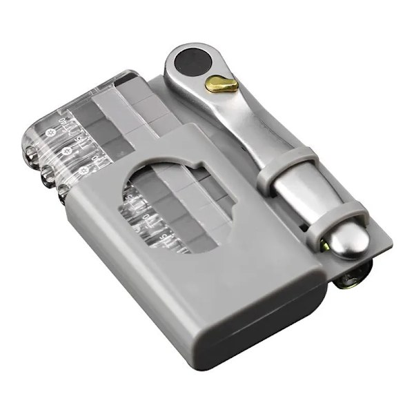 Multifunktionell Mini Spärrnyckel Skruvmejsel10 Batcher Bit Set Special Shaped Lotted Phillips Skruvmejsel Bärbar Handverktyg