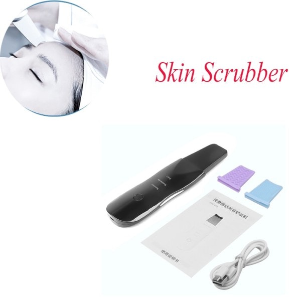 Vibration Ansikte Hud Scrubber Blackhead Remover Ansiktsbehandling Por Cleaner