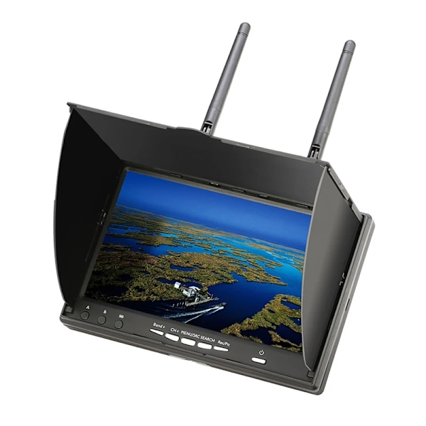 7 Tommer FPV Monitor med DVR Innebygget Batteri