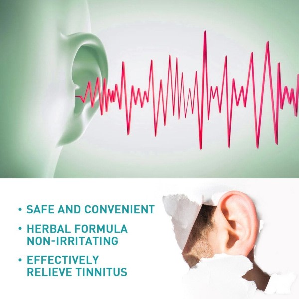 Øre ringing lindrende dråper lindre døvhet tinnitus kløe ørepine helse pleie behandling