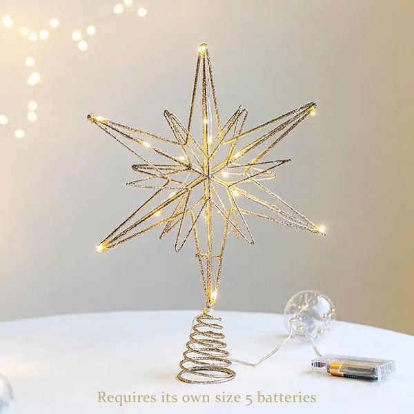 12,6 tum Creative LED Lights Glitter Jul Tree
