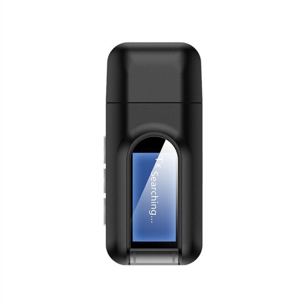 USB Bluetooth 5.0 Ljud Sändare Mottagare LCD Display 3.5MM AUX RCA Stereo Trådlös Adapter Dongle