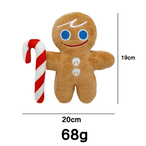 Jul Pepparkakor Man Docka Söt Pepparkaka Man Plysch Leksak Docka Kex Man kudde