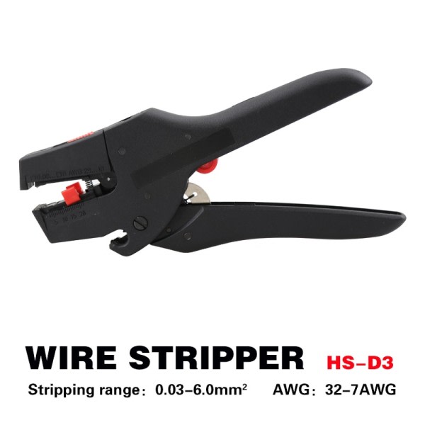 Tråd Avskiljare Verktyg Avisolering Tång Automatisk 0,08-10mm 32-7AWG Kutter Kabel Sax D3 Multitool
