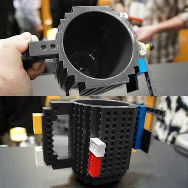 350 ml Creative Mælk Krus Kaffe Kopper Creative Build-on Brick Krus Kopper Drikke Vand Holder