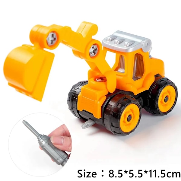 Engineering Kran Kake Topper Bursdag Bygg Fest Dekor Traktor Kake Dekor For Barn