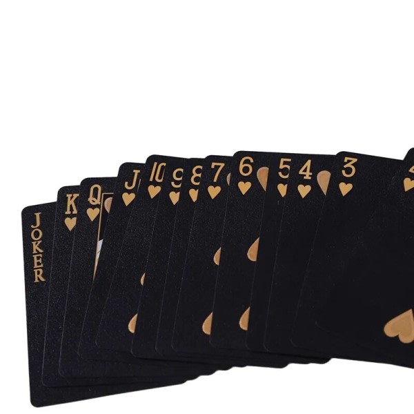 Farve Sort Guld Spille Kort Spil Kort Gruppe Vandtæt Poker Suit Magic Dmagic Pakke Bræt Spil