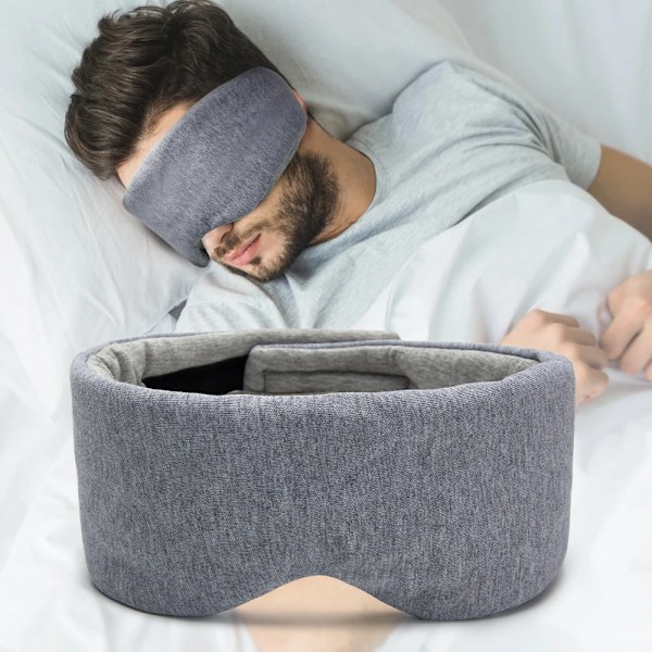 Bomull Silke Sömnmask Ögonbindel Ögonskydd Ögon lapp Kvinnor Män Mjuk Bärbar Ögonbindel Rese Ögonlapp Sömn Ögon Mask