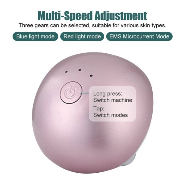 3D ansigtsbehandling rulle massage ansigtsløftning enhed hud opstrammende EMS mikro strøm stram hud massager