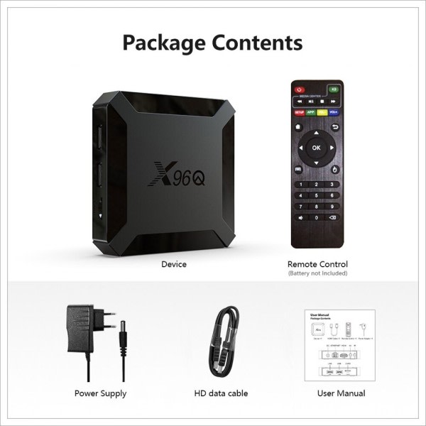 Android 10.0 TV Box  Quad Core 4K 2.4G Wifi Google Player
