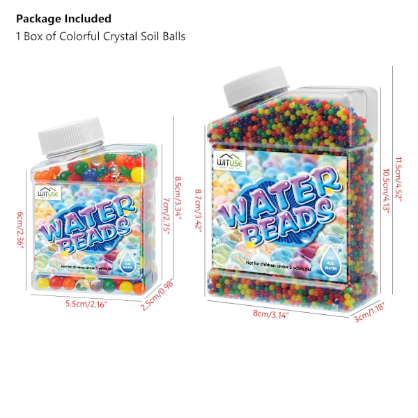 Perle formet krystall jord vann perler slam vekst gelé baller hydrogel vann voksende perler bryllups