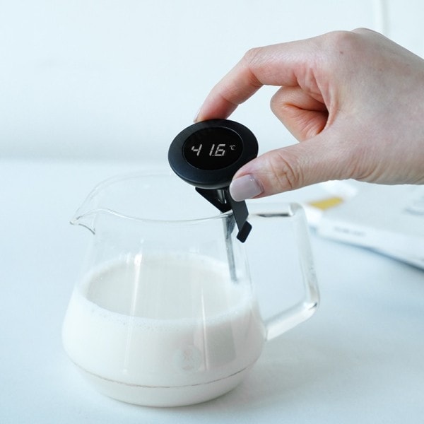 Digital liten T LCD skärm termo avskräckare kaffe termometer kaffe Latte Konst verktyg verktyg